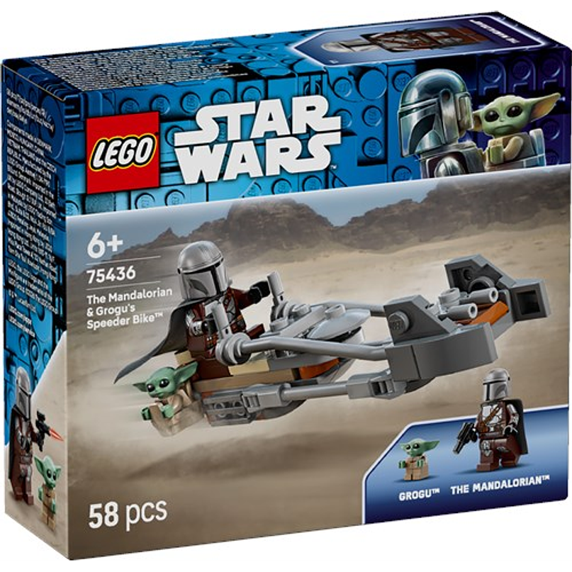 LEGO Star Wars – Speeder Bike do Mandaloriano e do Grogu (75436) 1