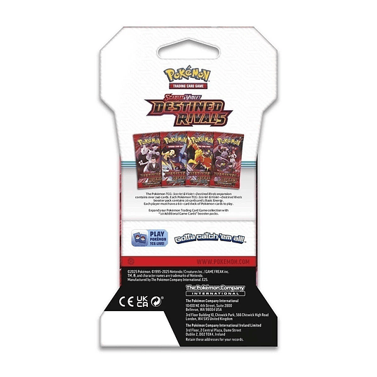 Pokémon TCG – Destined Rivals Sleeved Booster (Inglês) 2