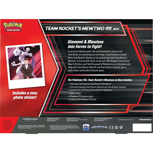 Pokemon ex Box: Team Rocket's Mewtwo ex 2