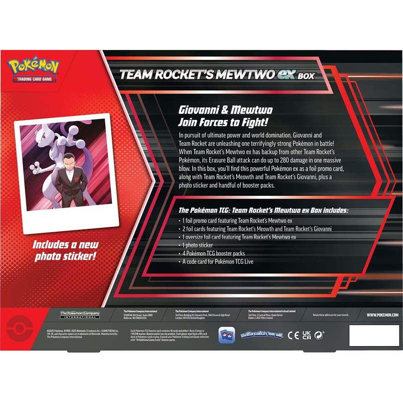 Pokemon ex Box: Team Rocket's Mewtwo ex 2