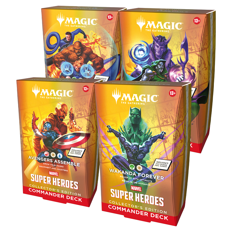 MTG – Marvel Super Heroes Collector Deck Display (4 Decks) (Inglês) 1