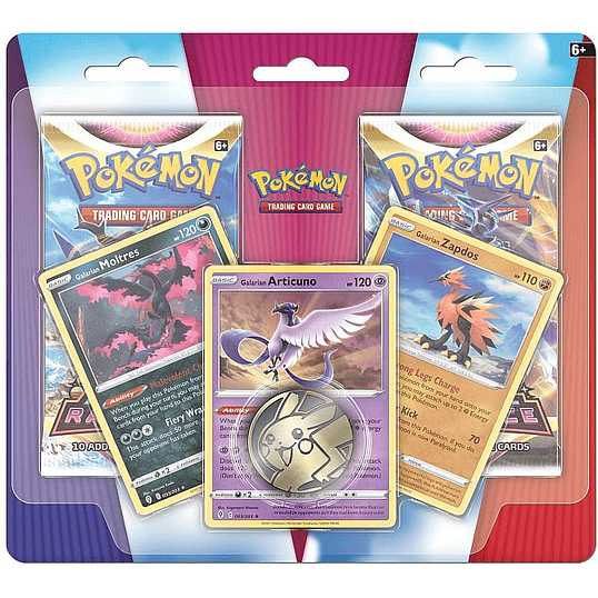 Pokémon TCG: Enhanced 2-Pack Blister (Galarian Birds) – Blister Inglês (EN) 1
