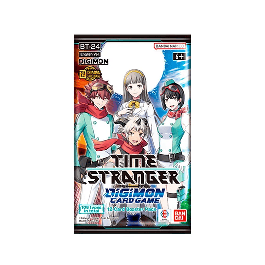 Digimon Card Game Booster Box BT-24 Time Stranger (24 Packs) EN – Display Oficial 2