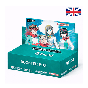 Digimon Card Game Booster Box BT-24 Time Stranger (24 Packs) EN – Display Oficial