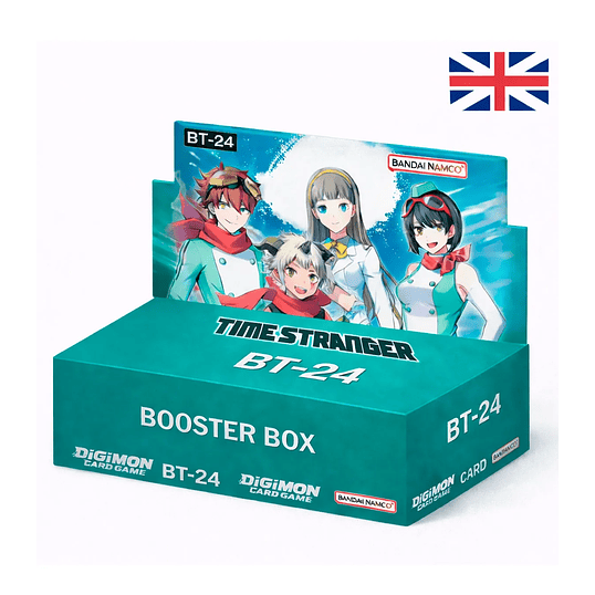 Digimon Card Game Booster Box BT-24 Time Stranger (24 Packs) EN – Display Oficial 1