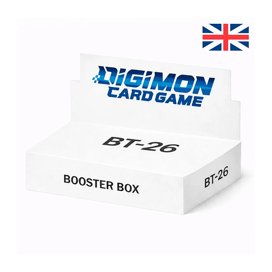 Digimon Card Game Booster Box BT-26 (24 Packs) EN – Display Oficial 1
