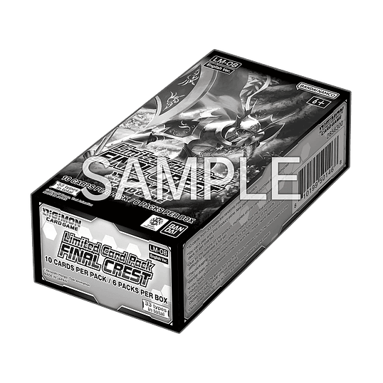 Digimon Card Game Limited Card Pack Final Crest LM-08 Display (6 Packs) EN 1