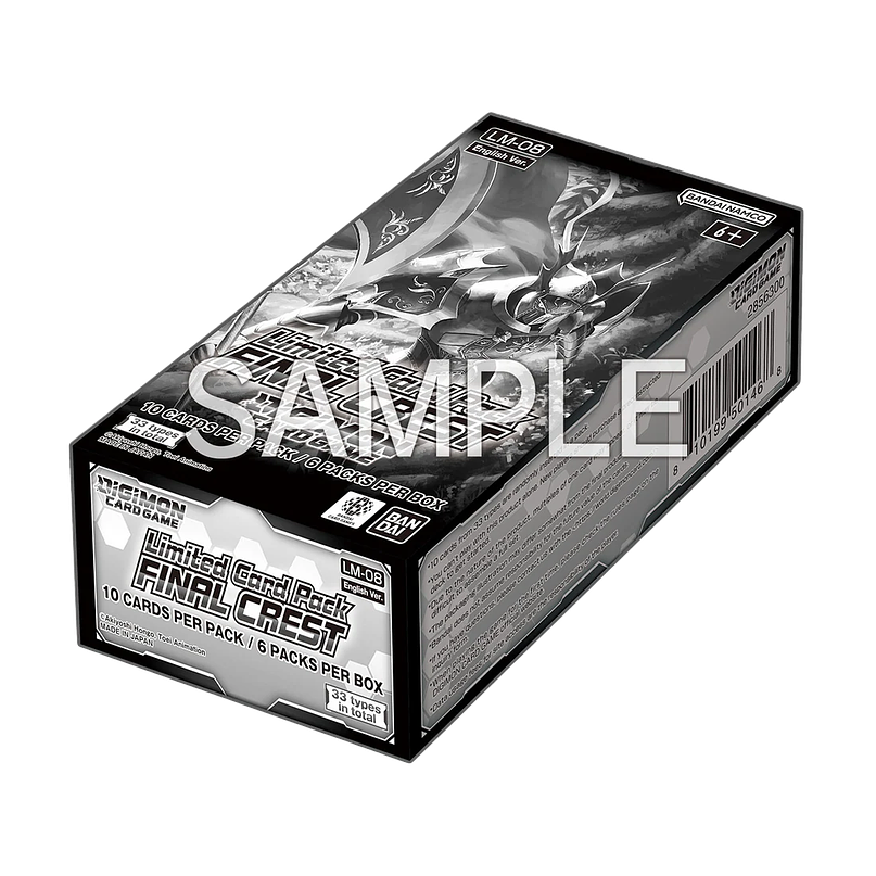 Digimon Card Game Limited Card Pack Final Crest LM-08 Display (6 Packs) EN 1