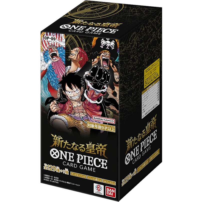 One Piece Card Game – OP-09 Emperors of the New World Booster Box (JP) 1