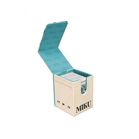 Ultra PRO ALCOVE® Flip Deck Box 100+ Cartas – Hatsune Miku Retro Soundscapes 4