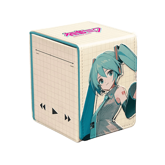 Ultra PRO ALCOVE® Flip Deck Box 100+ Cartas – Hatsune Miku Retro Soundscapes 1