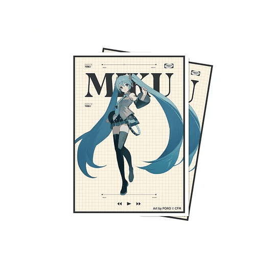 Ultra PRO APEX Deck Protector® (105 Sleeves) – Hatsune Miku Standard Size 2