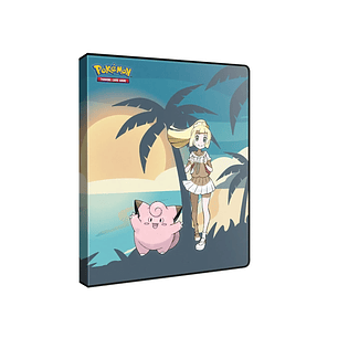 Ultra PRO Portfolio 9 Bolsos – Lillie & Clefairy (Pokémon) – Arquivador 360 Cartas