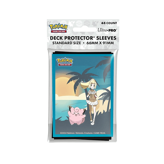 Ultra PRO Deck Protector® 65 Capas – Lillie & Clefairy (Pokémon) – Standard Size 1
