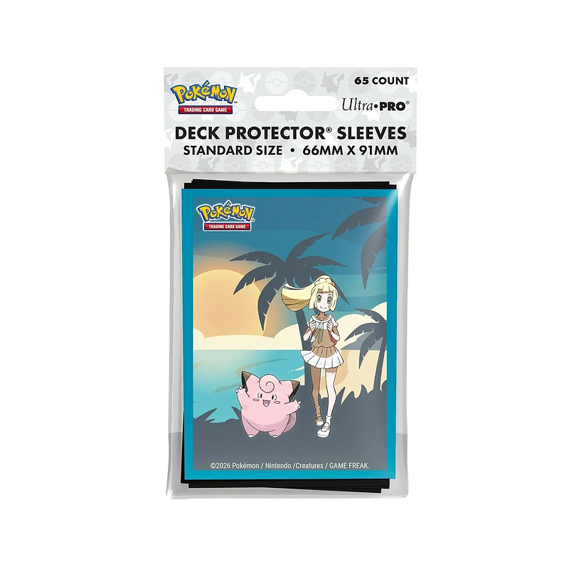 Ultra PRO Deck Protector® 65 Capas – Lillie & Clefairy (Pokémon) – Standard Size 1