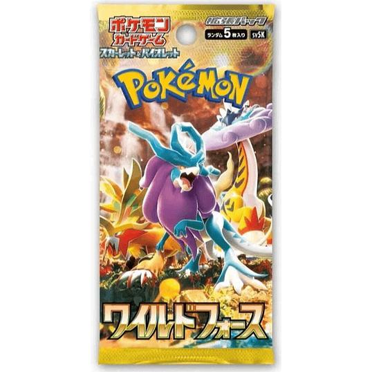 Pokémon TCG Wild Force Booster Pack (Japonês) 1