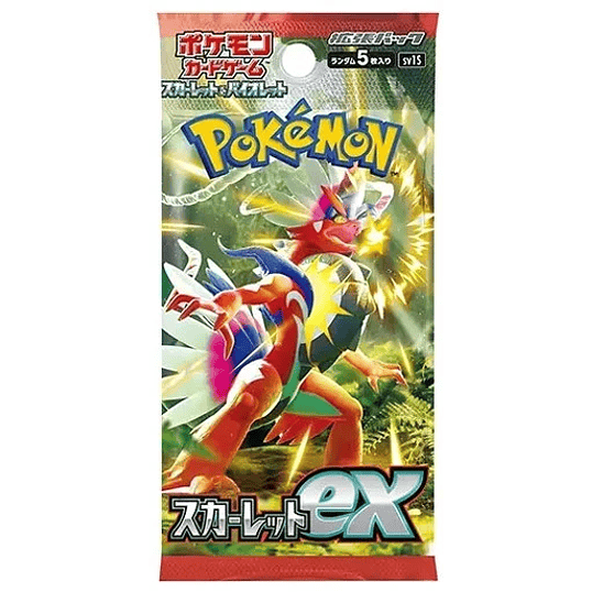 Pokémon TCG Scarlet ex Booster Pack (Japonês) 1