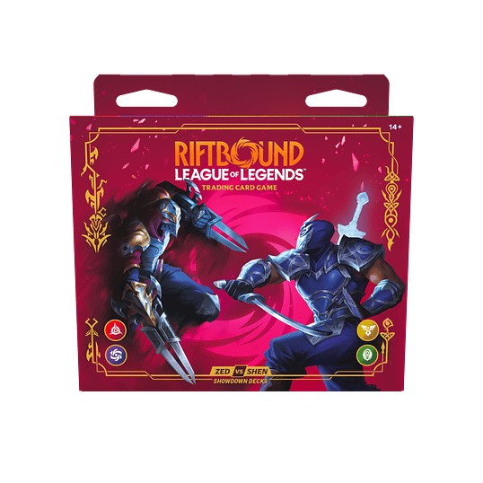 Riftbound: League of Legends TCG – Vendetta Champion Deck Showdown: Zed vs Shen Display – EN 2