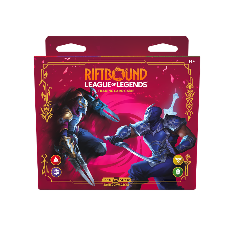 Riftbound: League of Legends TCG – Vendetta Champion Deck Showdown: Zed vs Shen Display – EN 2