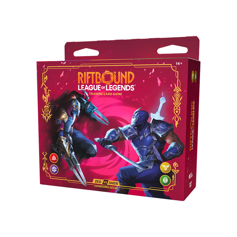 Riftbound: League of Legends TCG – Vendetta Champion Deck Showdown: Zed vs Shen Display – EN 1