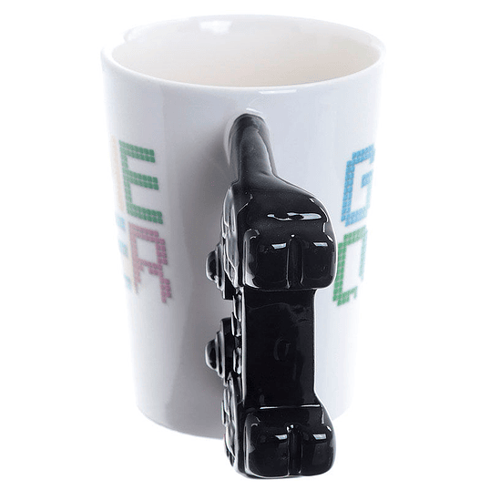 Caneca 3D Gaming Game Over com Asa em Forma de Comando 11cm 2