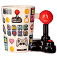 Caneca 3D Gaming Pixel Game Over com Asa Joystick 11cm - Miniatura 1