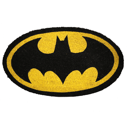 Tapete de Entrada Batman DC Comics Logo 60x40cm Fibra de Coco 1