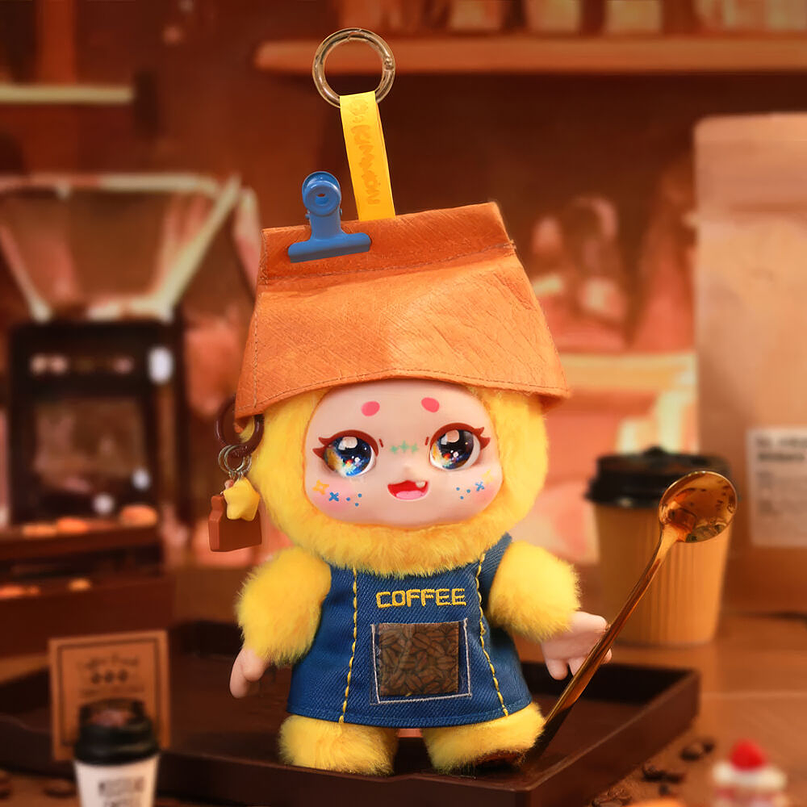 Porta-Chaves Blind Box Kimmon Vamos ao Café Figura Surpresa 7