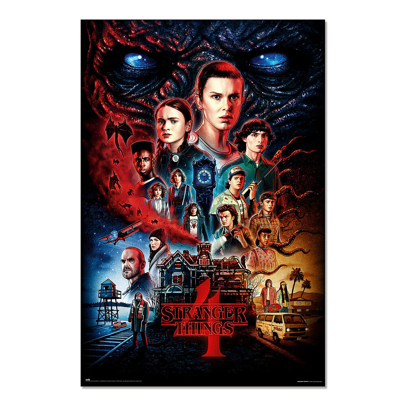 Poster Casa Vecna Stranger Things 4 91,5x61cm 1