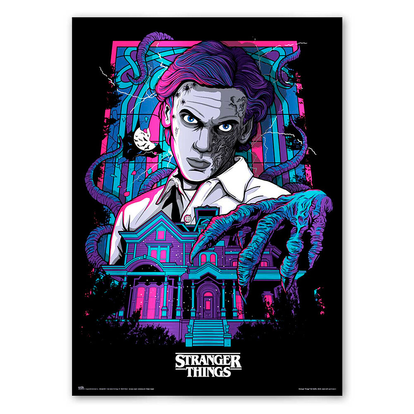 Poster Luminescente Stranger Things 50x70cm 1