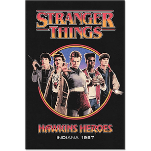 Poster Stranger Things Hawkins Heroes 91,5x61cm