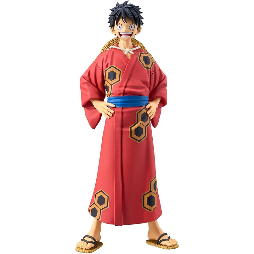 Figura Monkey D. Luffy Wanokuni Yukata The Grandline Series One Piece 16cm 1