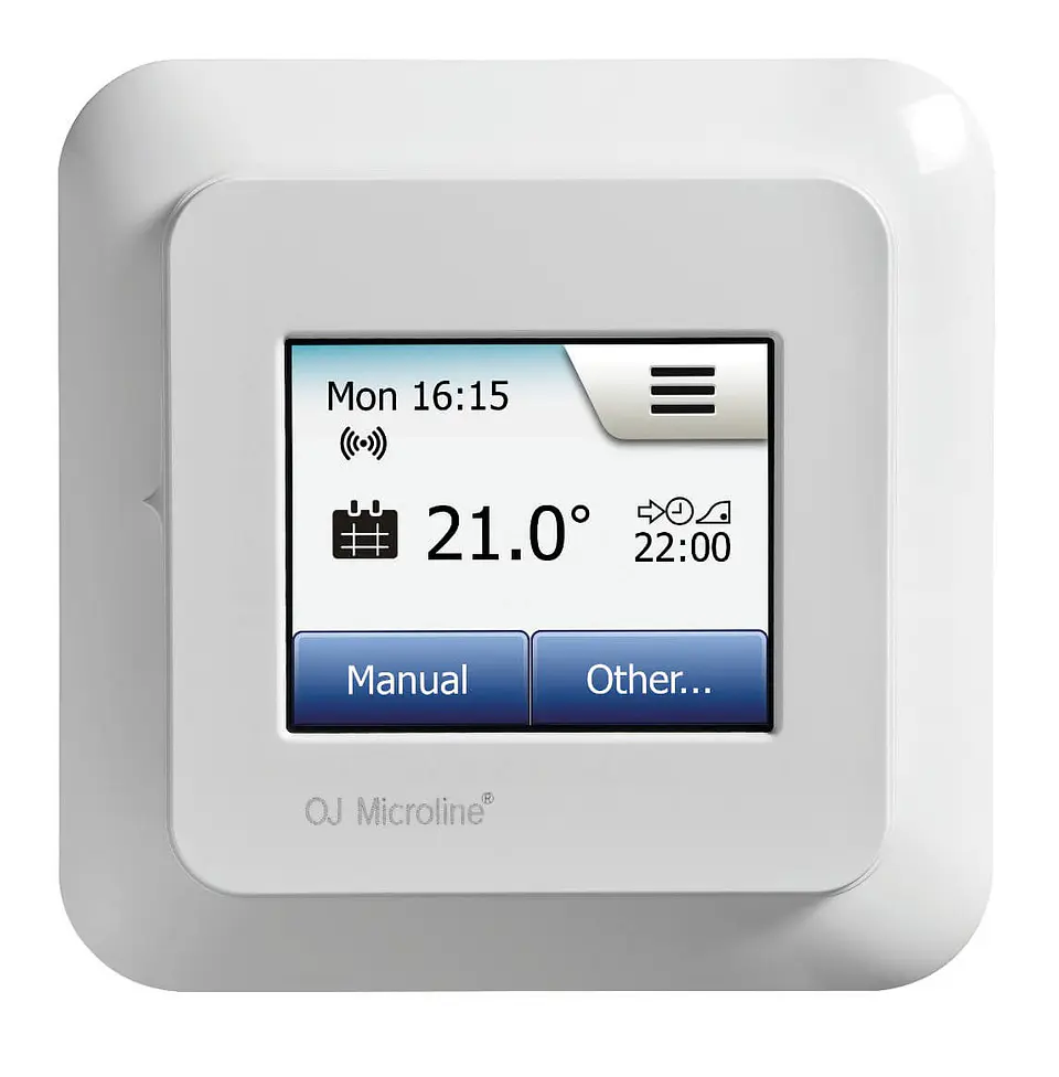 Termóstato tátil Wi-Fi OJ Microline OWD5 (611068) para Piso Radiante Elétrico 1