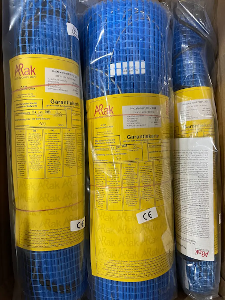 Tapete de Aquecimento ARak P 2107i (160 W/m² - 50cm x 150cm) 3