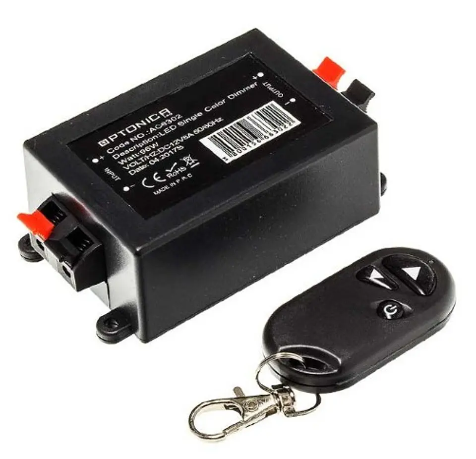 Dimmer para Fita LED Monocolor com Comando (12V-24V) - Optonica 1