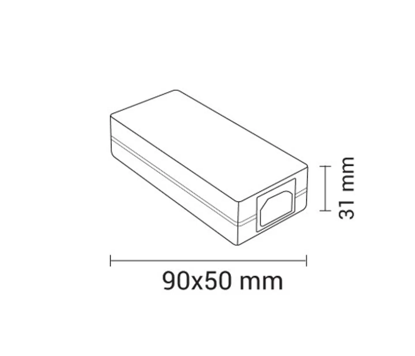 Fonte de Alimentação para Fita LED 24W 12V 2A (IP20) - Optonica 2
