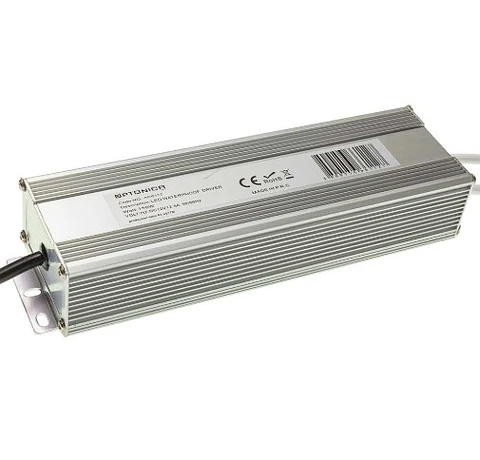 Fonte de Alimentação Metálica Estanque para Fita LED 150W 12V 12.5A (IP67) - Optonica