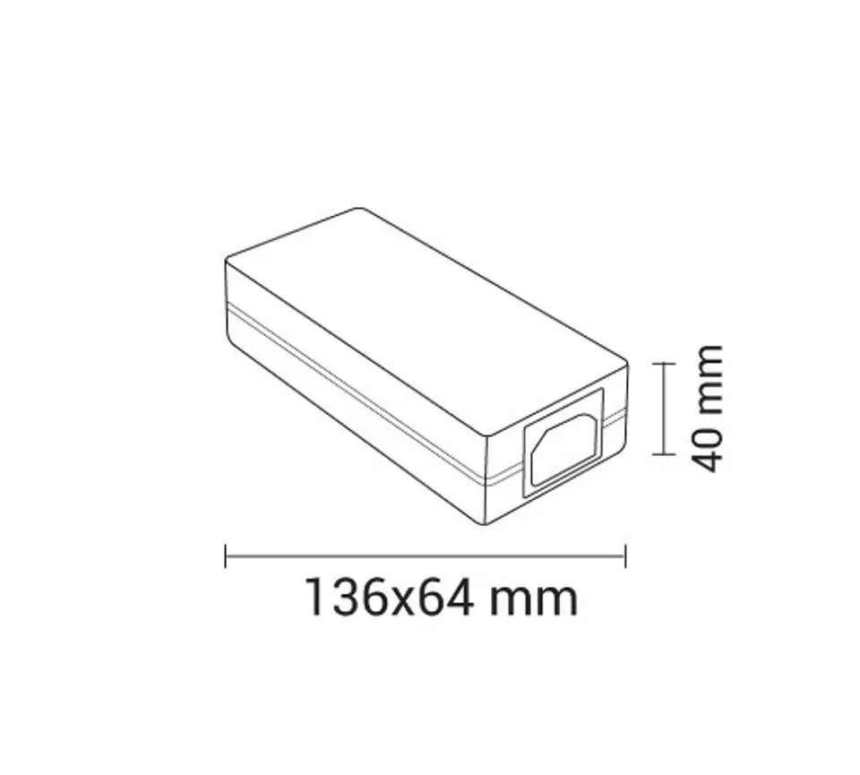 Fonte de Alimentação para Fita LED 80W 12V 6.5A (IP20) - Optonica 2