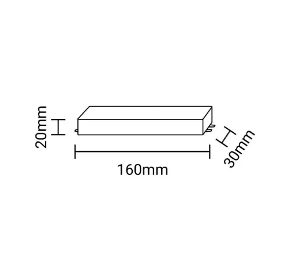 Fonte de Alimentação Metálica Estanque para Fita LED 30W 12V 2.5A (IP67) 2