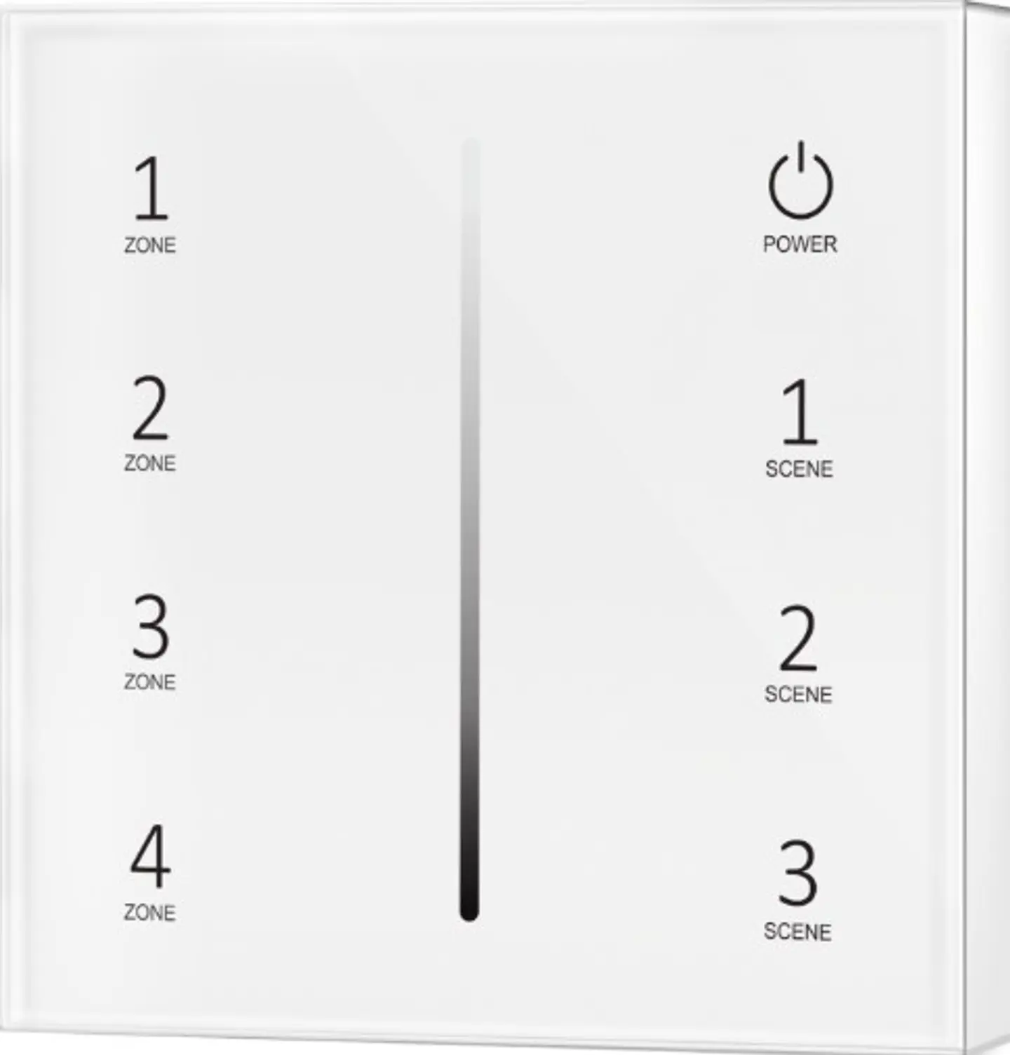 Comando de Parede 4 Zonas para Fita LED Monocolor (Dimmable) 1