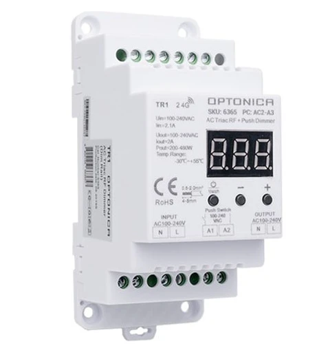Dimmer / Regulador TRIAC AC (100-240V) - Optonica