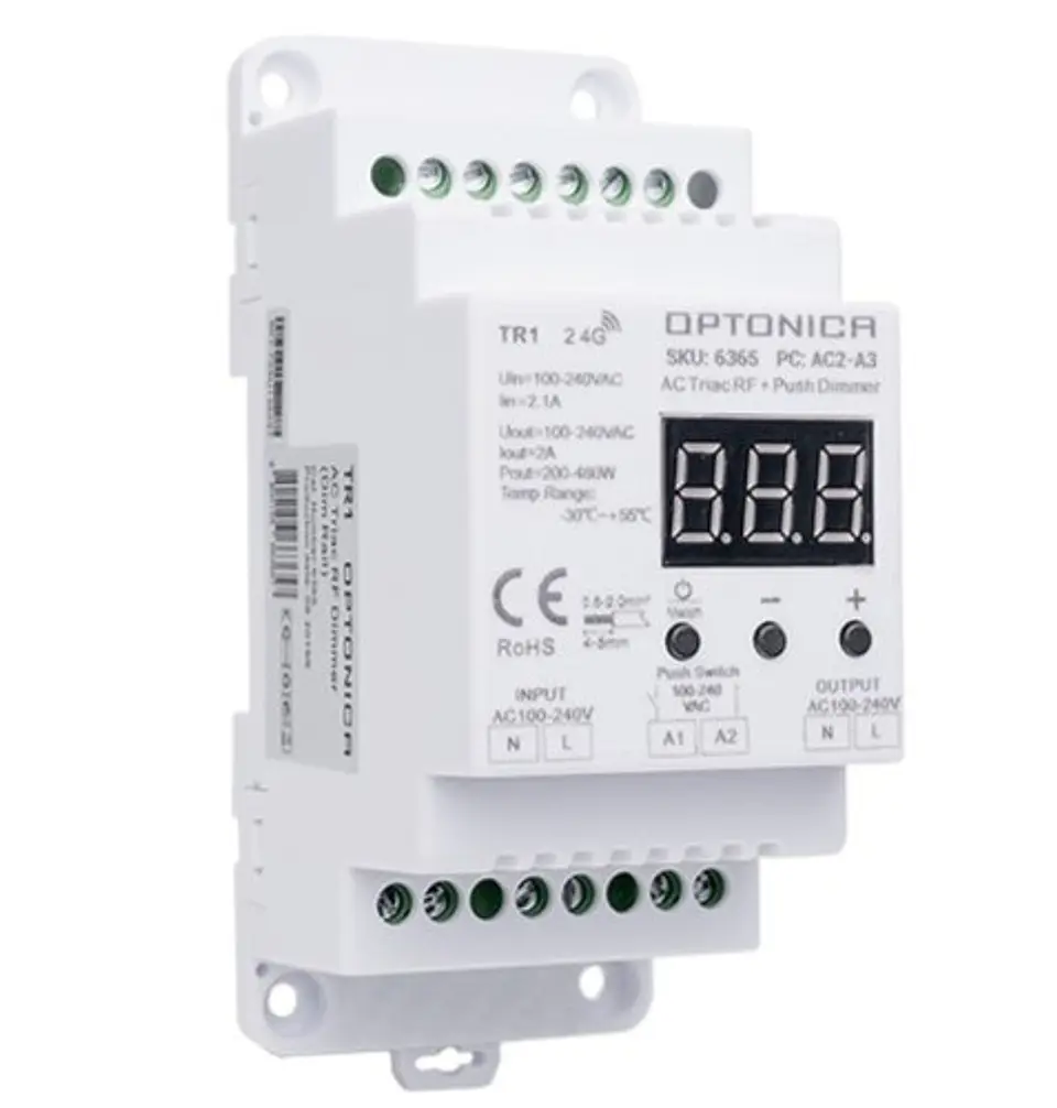 Dimmer / Regulador TRIAC AC (100-240V) - Optonica 1