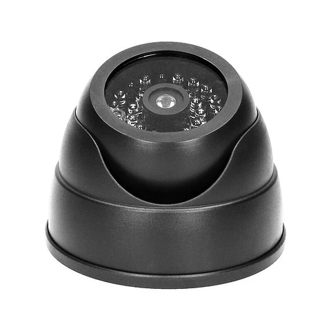 Câmara de Videovigilância Falsa (Dummy) com LED Intermitente - ORNO Preto