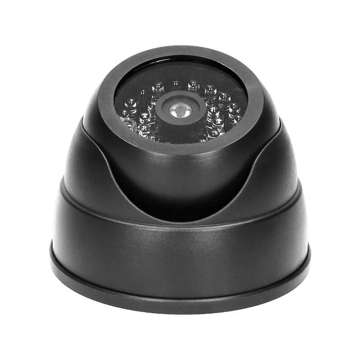 Câmara de Videovigilância Falsa (Dummy) com LED Intermitente - ORNO Preto 1