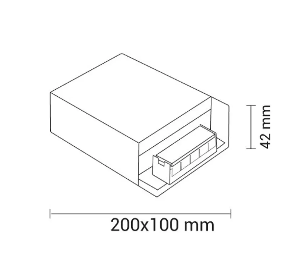 Fonte de Alimentação Metálica para Fita LED 100W (24V / 4.2A) 2