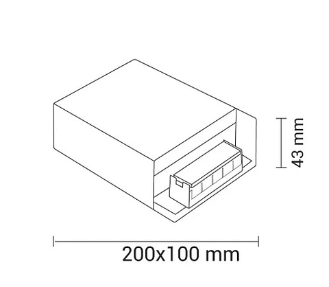 Fonte de Alimentação Metálica para Fita LED 150W (24V / 6.25A)