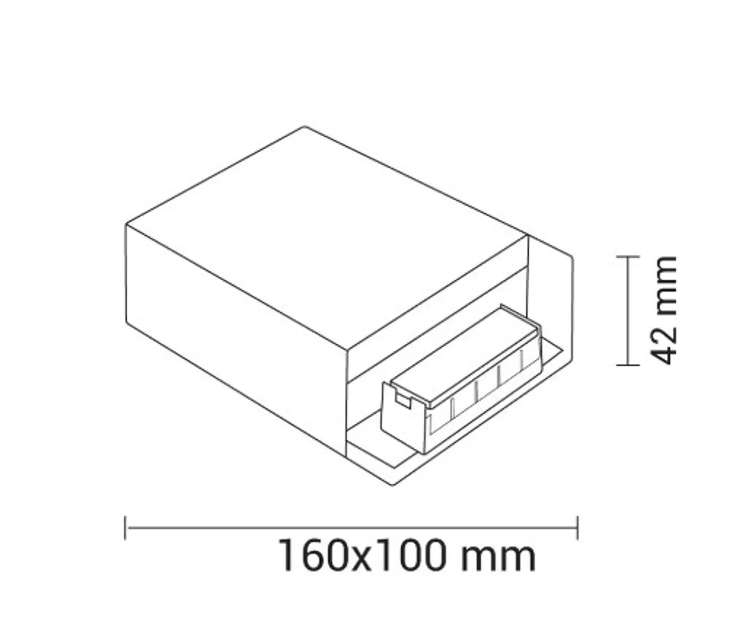 Fonte de Alimentação Metálica para Fita LED 60W (24V / 2.5A) 2