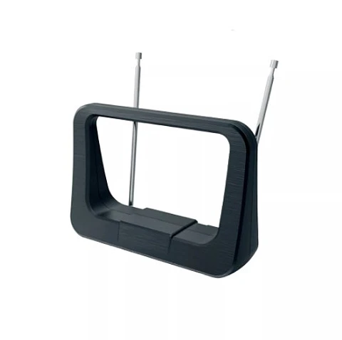 Antena de TV Interior UHF/VHF/FM 28dB - EDM Preto