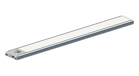 Régua LED Fina (Slim) para Armários 1.5W com Sensor PIR e Bateria - Optonica