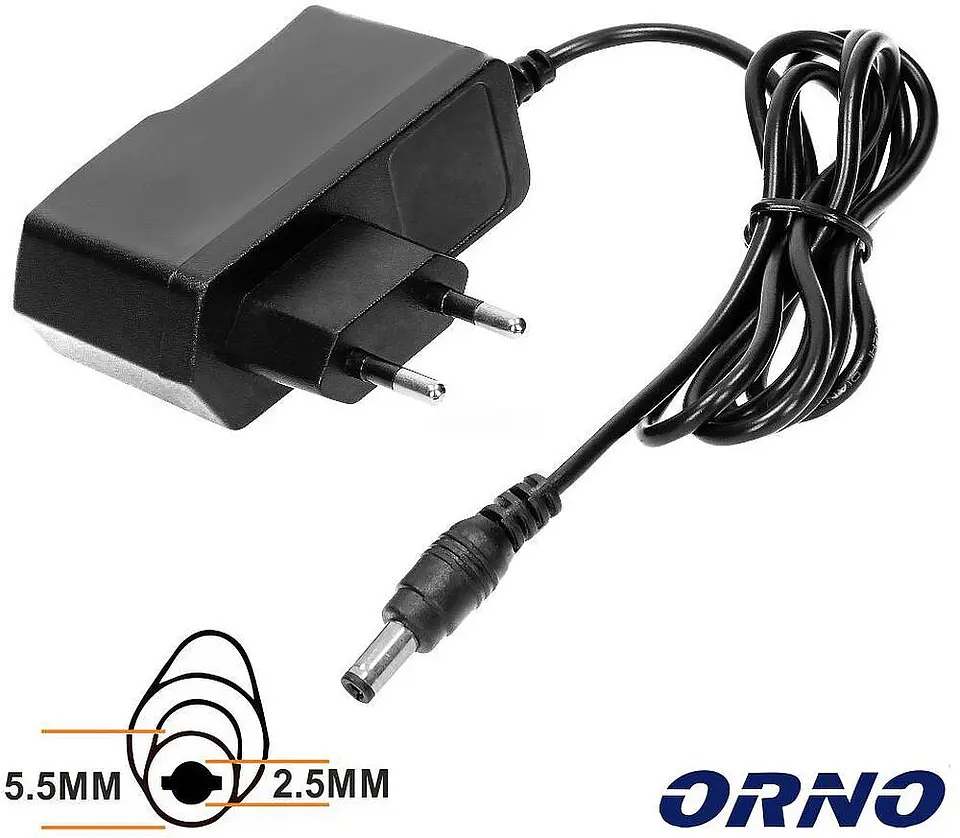 Fonte de Alimentação / Transformador Switching 13.6V 1.6A (12W) - ORNO Preto 1